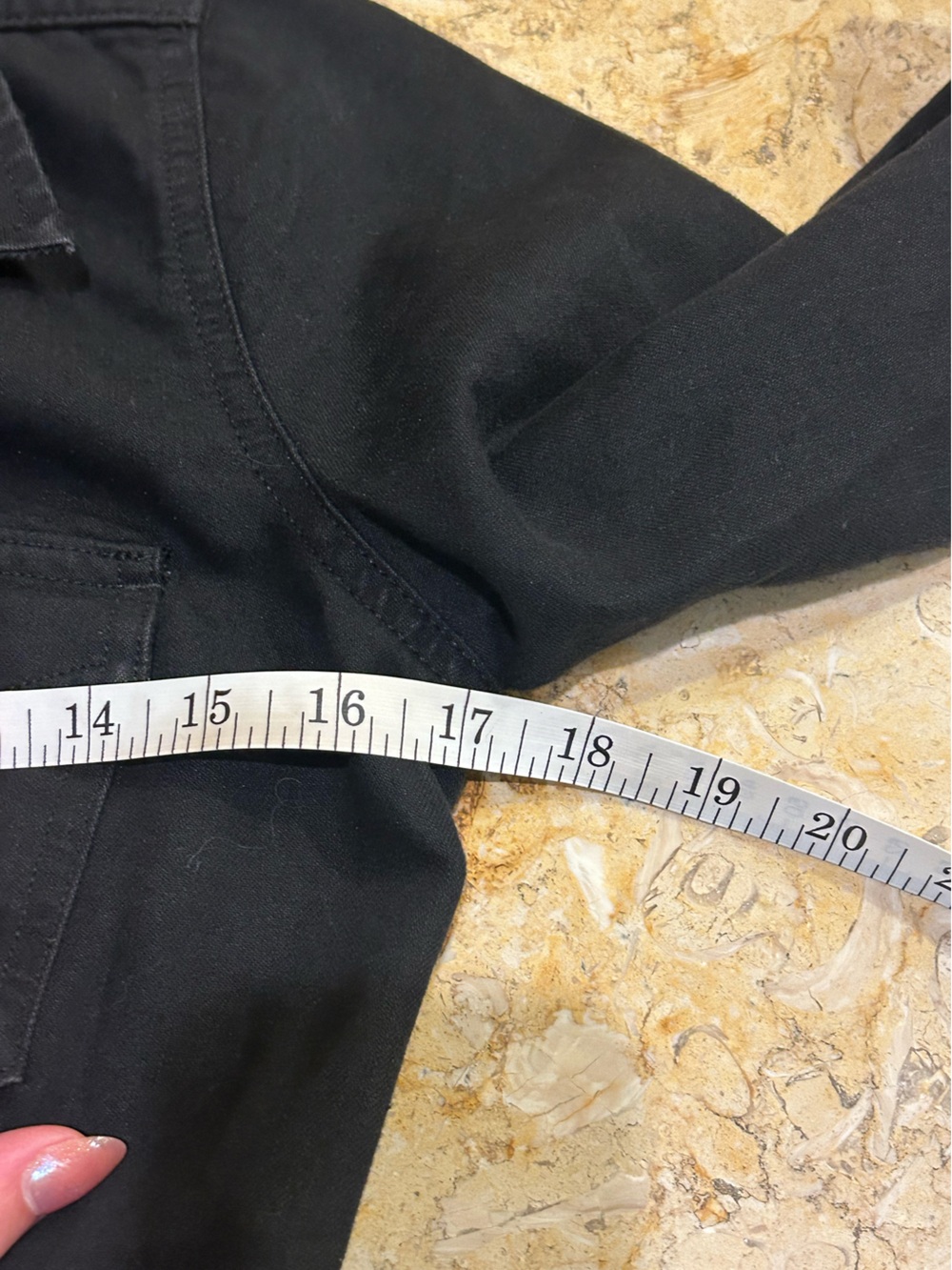 Levi’s Black Jean Long-Sleeve Shirt Dress With Buttons Size XS - Picture 7 of 7